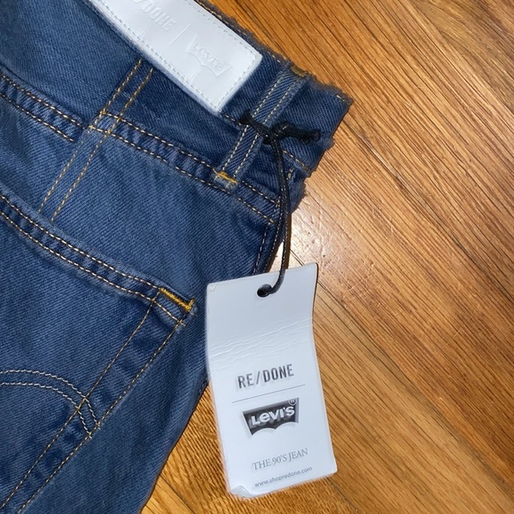 NWT RE/DONE Levi’s Button Fly Tinted Blue Steel 90s Jean - Picture 13 of 14